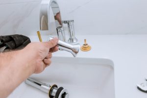 Fix The Base Of A Leaking Bathroom Basin Faucet