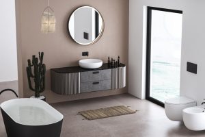 Wall Mounted Vanity Mirror in bathroom