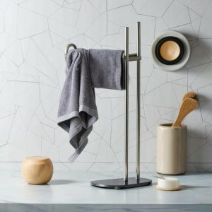 standing towel rack for bathroom