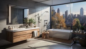bathroom with shower mixer