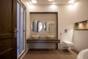 bathroom mirror