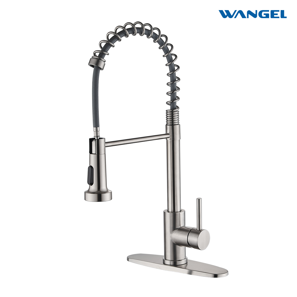 Pull-Down Single Handle Kitchen Sink Filter Water Faucet for Reverse ...