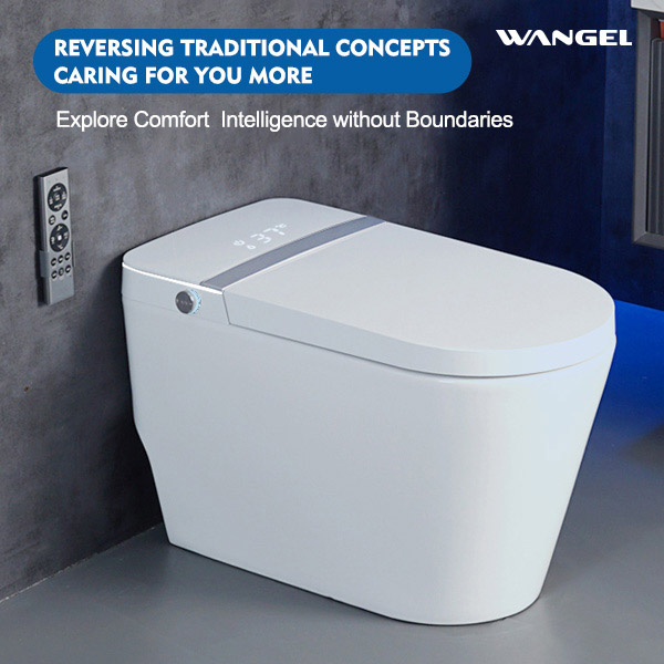 New Style Home Wc Intelligent Toilet Automatic Open Sensor Flush ...