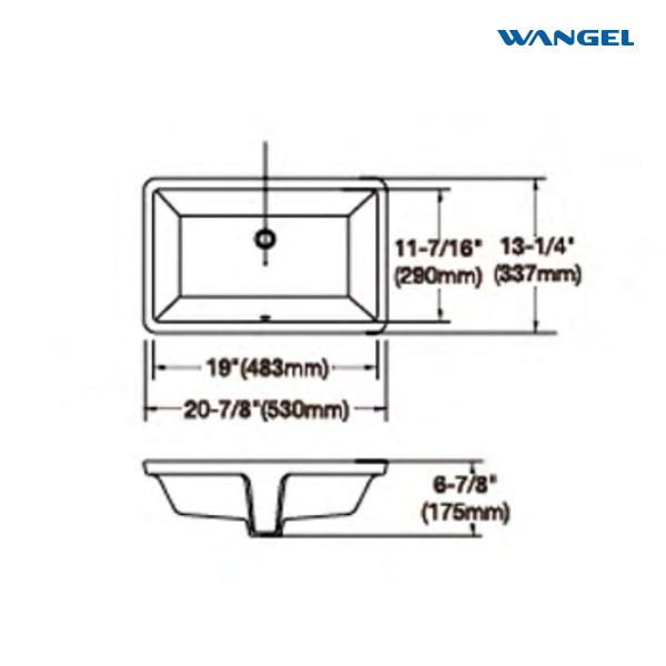Undermount Bathroom Sink Rectangle Undermount Sink White Ceramic Under ...