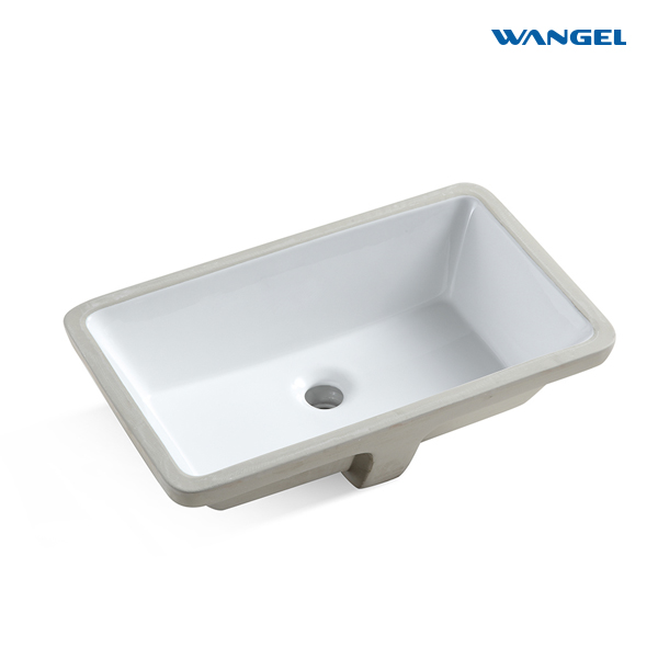 Undermount Bathroom Sink Rectangle Undermount Sink White Ceramic Under ...